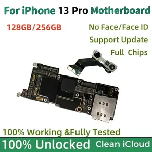 Bilashmart 100% Working Motherboard iPhone 13 Pro Mainboard With/NO Face ID Unlocked clean iCloud Logic Board Support IOS update