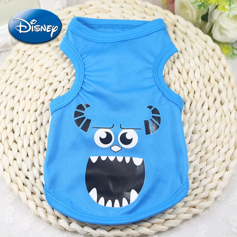 Disney Mike ferguson Kawaii Pet Clothes Monsters University Dog Cat Rabbit Cute Figure Costume Summer Puppy Vest sottile traspirante