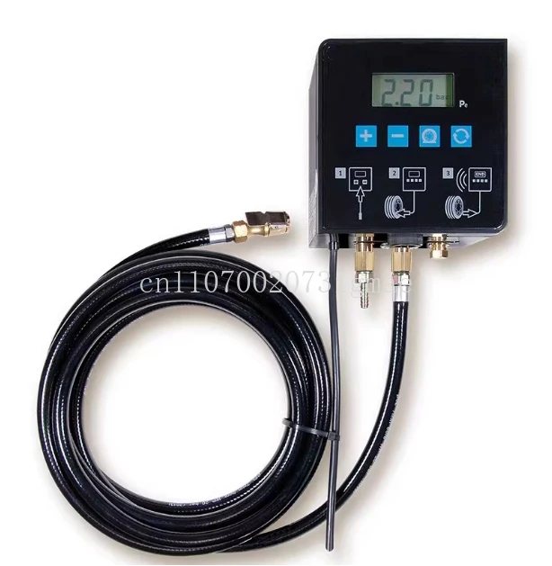Tire Inflator, High Precision Digital Display Air Pump, Fully Automatic Wall Mounted Air Meter QUBE7