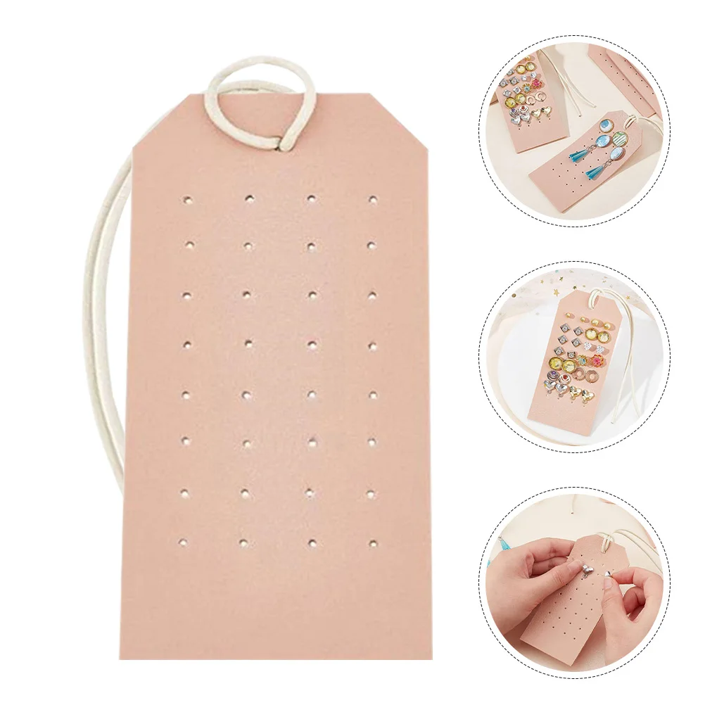 

Двусторонняя подставка для дисплея, брызгозащищенная, удобная для путешествий, компактная подставка для ювелирных изделий, карточки для продажи нескольких пар ПУ