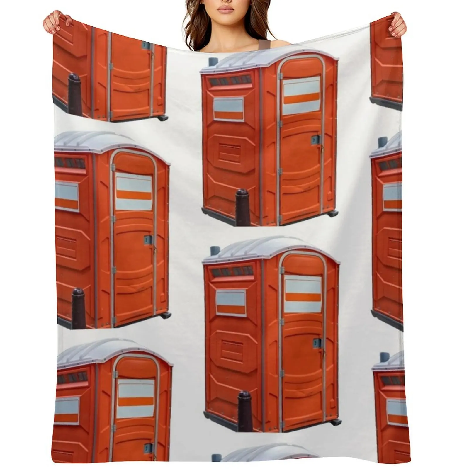 

Porta-potty public restroom Throw Blanket Blankets For Baby cosplay anime Luxury Designer Extra Large Throw Blankets