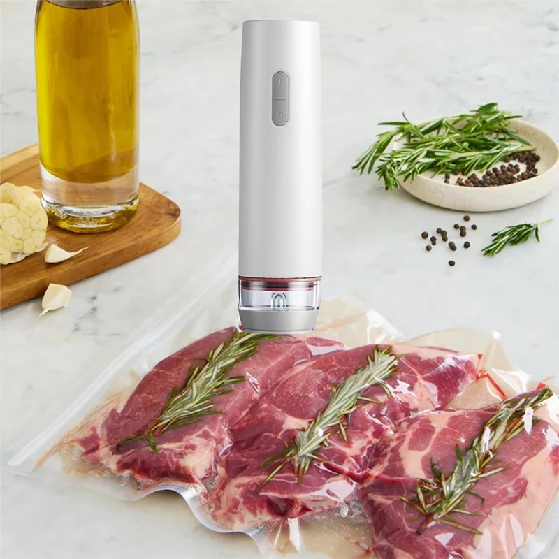 Selador de alimentos compacto-scelleador a vácuo prático para operação contínua de alta velocidade com 30 sacos seladores a vácuo-AA80