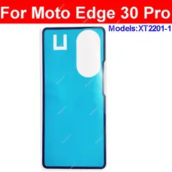 Back Battery Cover Door Adhesive Sticker For Motorola Moto Edge 30 Pro XT2201-1 Rear Battery Housing Adhesive Sticker Tape Parts