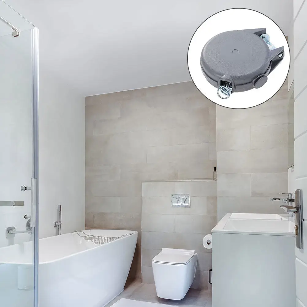 Retractable Clothesline Heavy Duty Wall Mounted Laundry Rope 15 Meters Outdoor Indoor Wear Resistant Retractable Clothesline