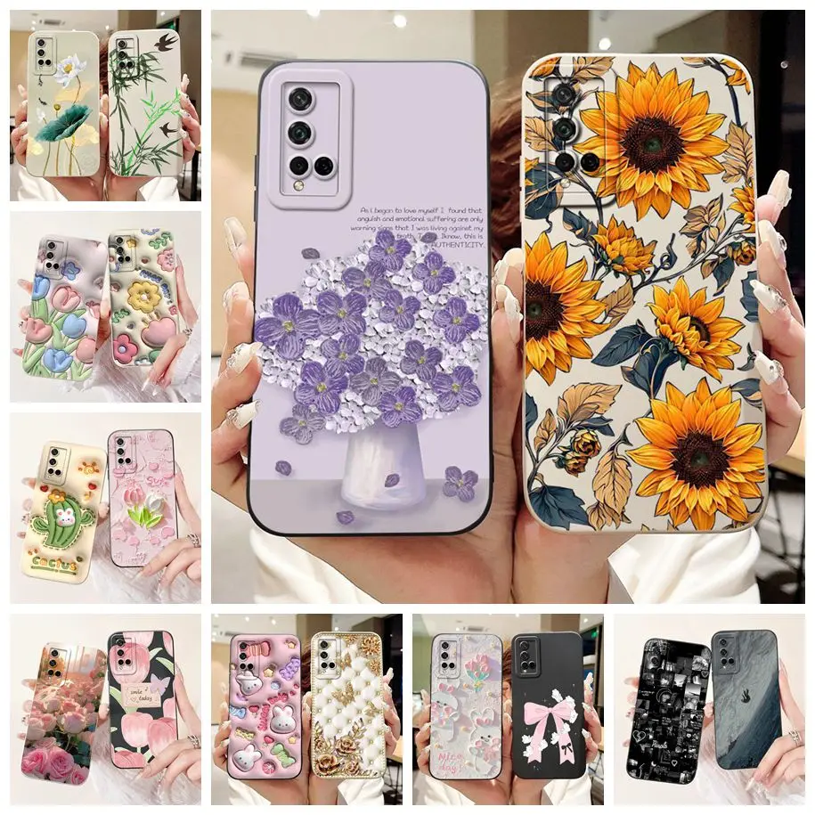 For Honor 20 Pro Case YAL-AL10 YAL-L21 Cover Popular Sunflower Soft Silicone Matte Funda For Huawei Nova 5T YAL-L61 YAL-L71 Capa