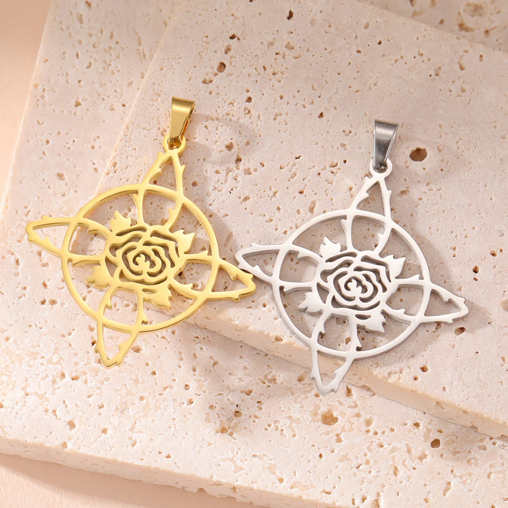 Dawapara Edelstahl Hexenknoten Charms für Halskette Ohrringe Trinity Knot Religiöse Symbole Anhänger DIY Schmuckherstellung – Detail 26