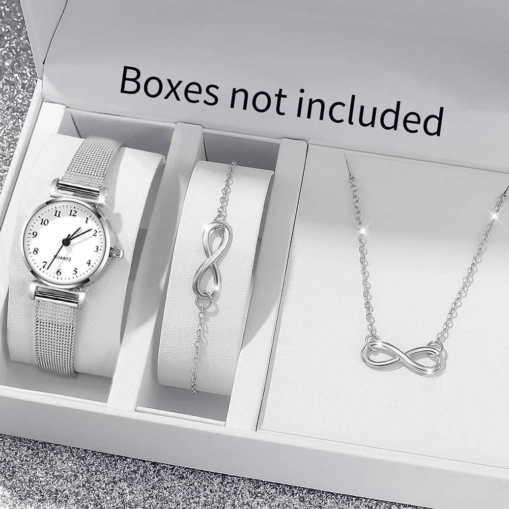 3Pcs Slim Women's Watch Set, Lightweight & Comfortable, Great Gift For Christmas,Thanksgiving Day, Anniversary,Family Gatherings