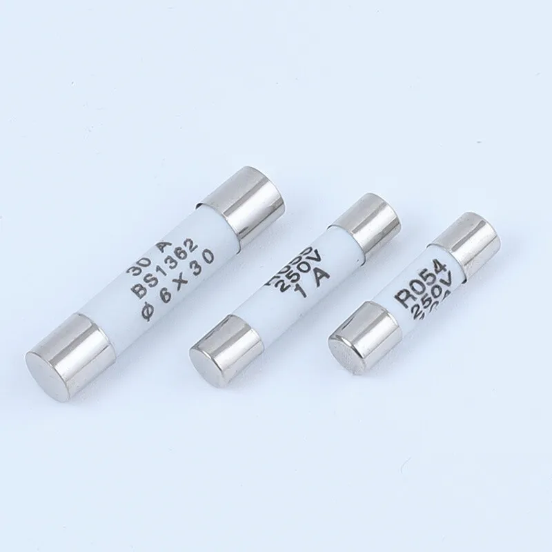 5*20 Ceramic Fuse Fast blow 10x38mm Ceramic Fuse 250V 0.5A 1A 2A 3A 4A 5A 6A 8A 10A 16A 20A 25A 32A 40A RO15 Fuse 500V