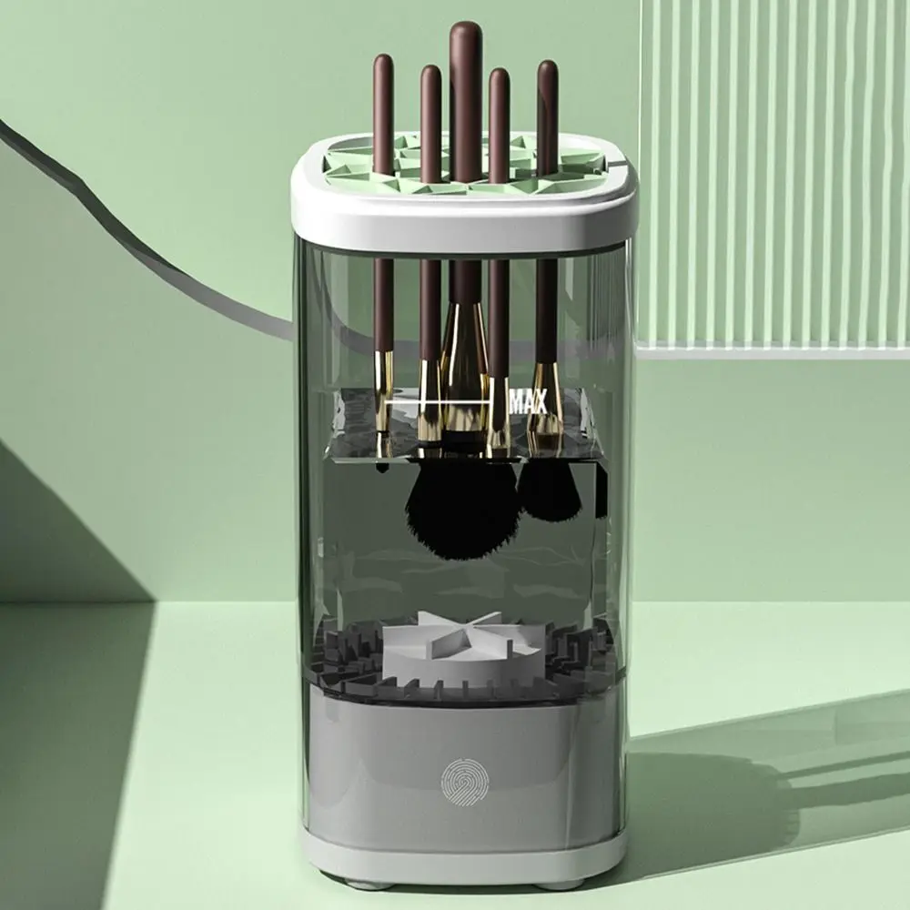 

Automatic Electric Makeup Brush Cleaner 3 in 1 Multipurpose Makeup Brush Washing Machine Visible Quick-dry