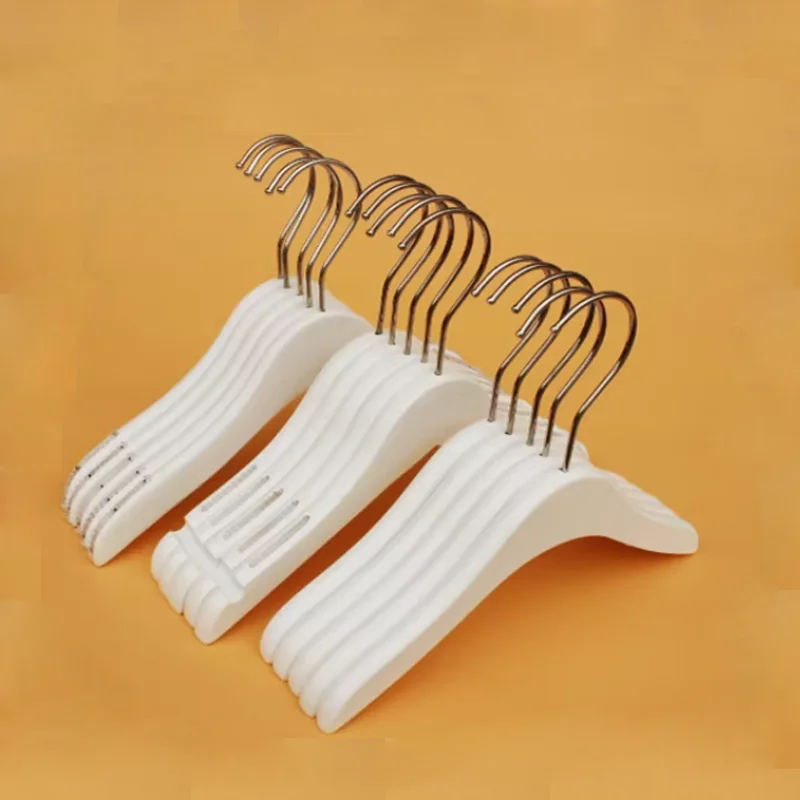 10Pcs/Lot Children Hangers For Clothes  Baby White Rack