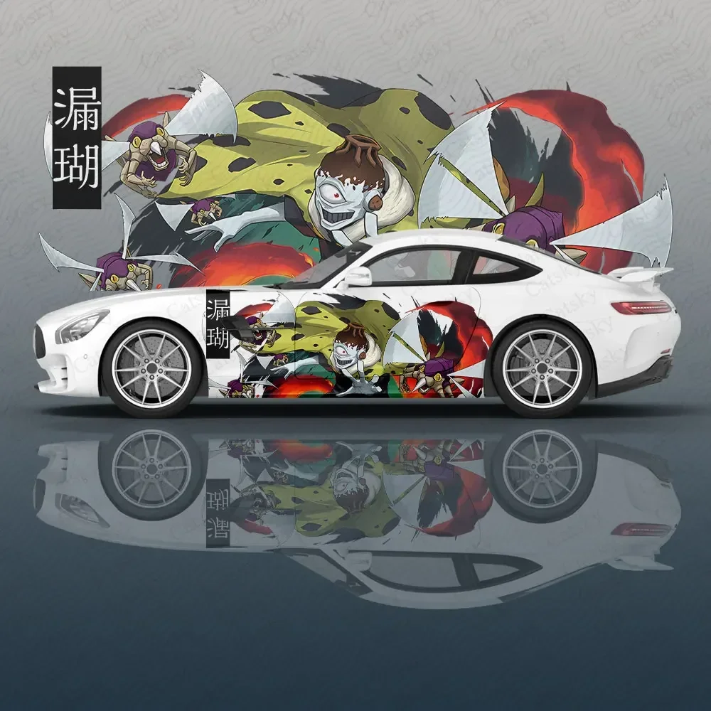 อะนิเมะ Jujutsu Kaisen รถสติกเกอร์อะนิเมะ Itasha ไวนิลรถสติกเกอร์รูปลอกสติกเกอร์ตกแต่งรถรถยนต์ป้องกันฟิล์ม