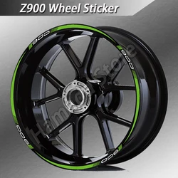 Motorcycle Wheel Rim Stickers Reflective Hub Stripe Tape Accessories Waterproof Decals For Z900 Z 900