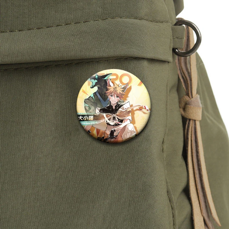 أنيمي ليكون بطل X شارة الملكة التنين الصبي GHOSTBLADE الكرتون التلبيب دبابيس دبابيس مستديرة لحقيبة الظهر اكسسوارات مجوهرات هدايا #4
