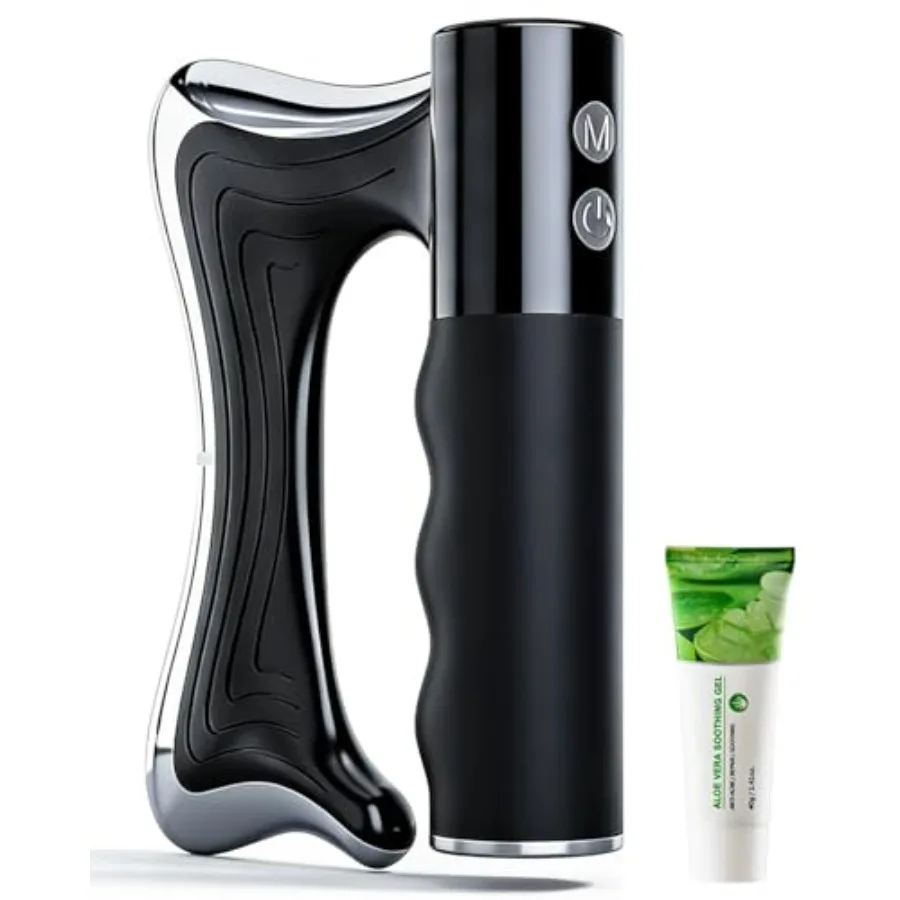

Electric Muscle Scraper Tool with Vibration, Massageand Heat, Portable Gua Sha Massager for Full Body Muscle Recovery, Relaxati