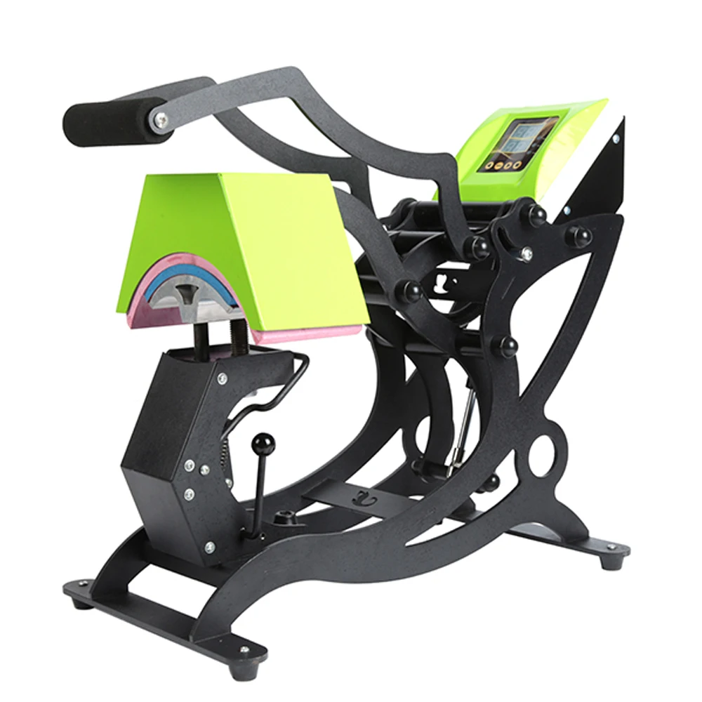5 in 1 Cap Pen logo Heat Press Machine Sublimation Print Digital Swing Away Heat Transfer Cap Printing Machine