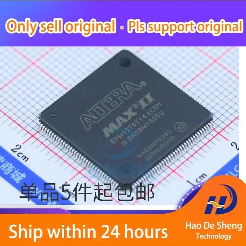 

1 шт./лот EPM1270T144C5N EPM1270T144 QFP144 Программируемая логическая микросхема, новая, оригинальная, в наличии