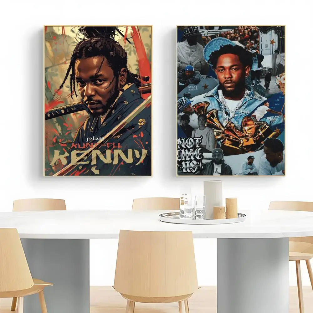 Rap Singer K-Kendrick Lamar Poster Wall Art Print Decorative Mural Home Decor Gift Unframed