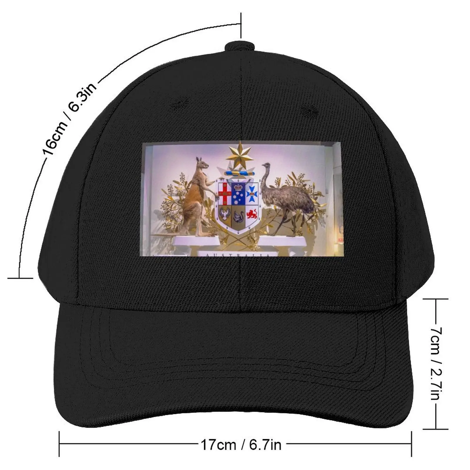 Lifelike Australian Coat of Arms Baseball Cap Beach Bag Fashion Beach |-F-| Military Tactical Cap Mens Tennis Women's