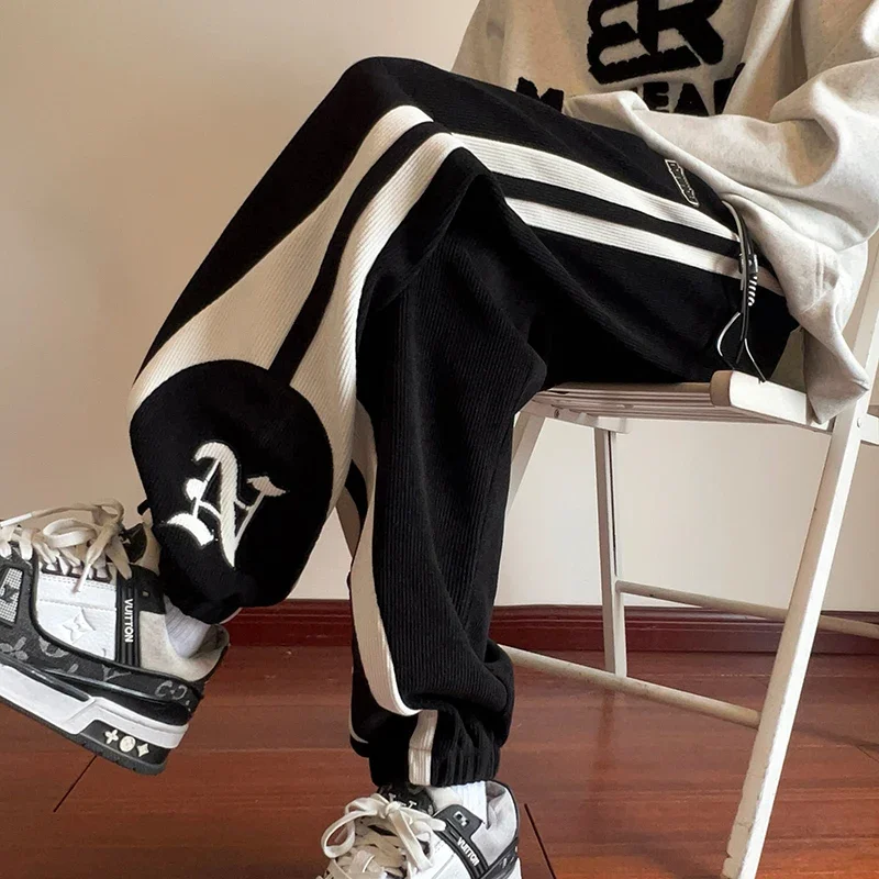 Sweatpants Baggy Pants Men's Clothing 2024 Streetwear High Quality Brand Korean Popular Clothes New Jogger Wide Straight