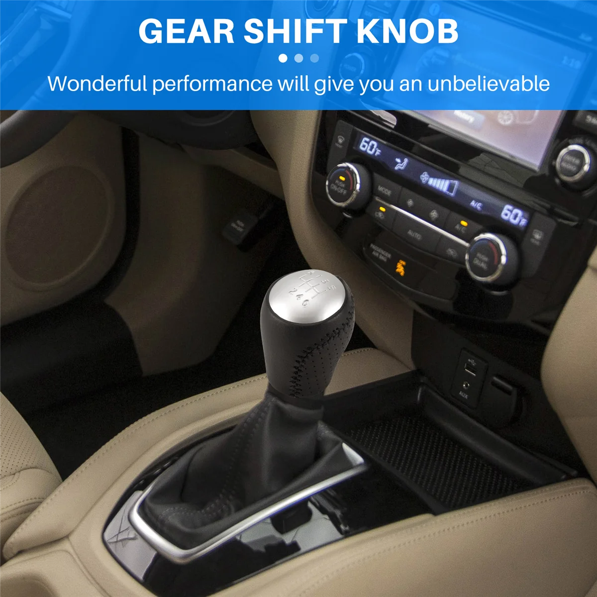 6-biegowa gałka dźwigni zmiany biegów pasuje do Juke F15 T31 MKI JJ10 2010 2011 2012 2013