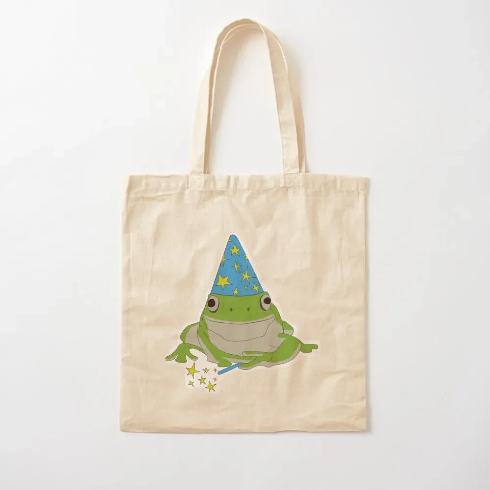 WIZARD FROGGY Tote Bag tote bag canvas shopper bags tote bags cloth bags Canvas Bag