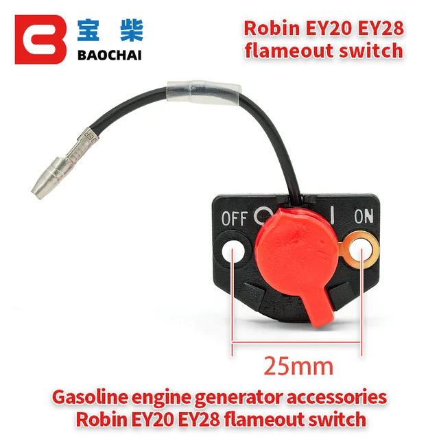 Robin Ey20 Ey28 Gasoline Engine Accessories Throttle Switch Flameout Stop  Switch 168f 188f GX160 GX390 One Way Conduction - AliExpress 13