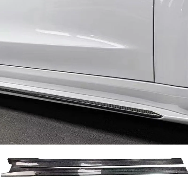 

Compatible with the Tesla Model 3 ART carbon fiber side skirts, skirts, and side spoilers from 2018 to present