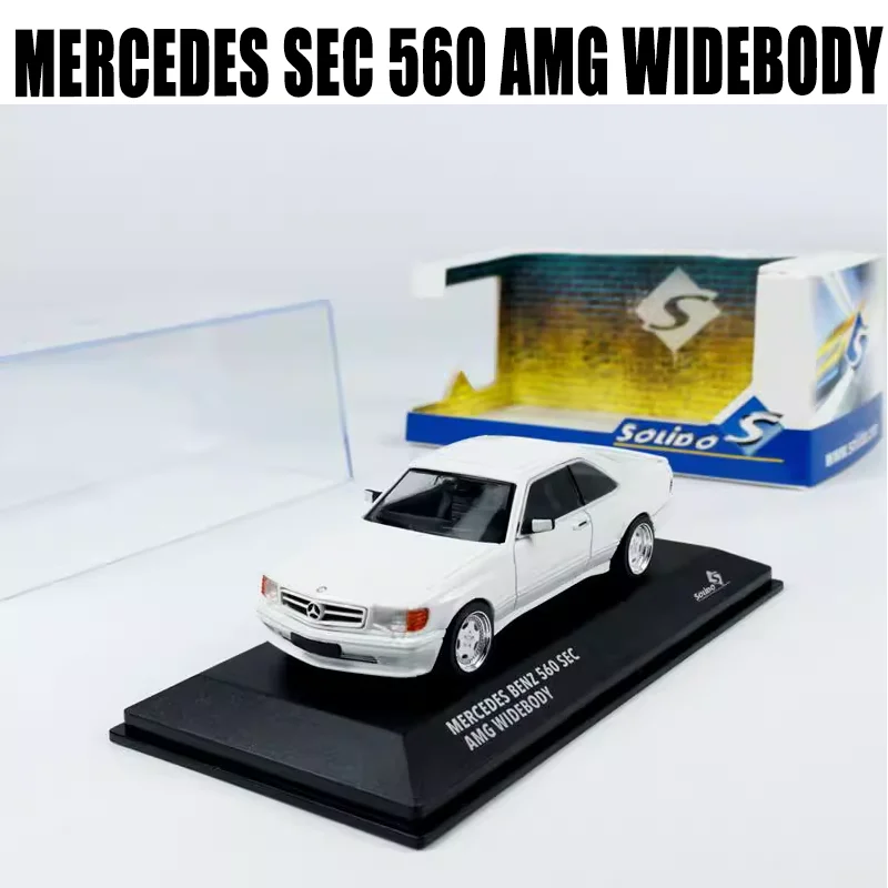 Solido 1/43 MERCEDES SEC 560 AMG WIDEBODY Legierung Spielzeug Kraftfahrzeug Druckguss Metall Modell Geschenke