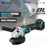 Electric Goddess 125/100mm Brushless Angle Grinder Polishing Machine Cordless Angle Grinder For Makita 18V Battery Pin