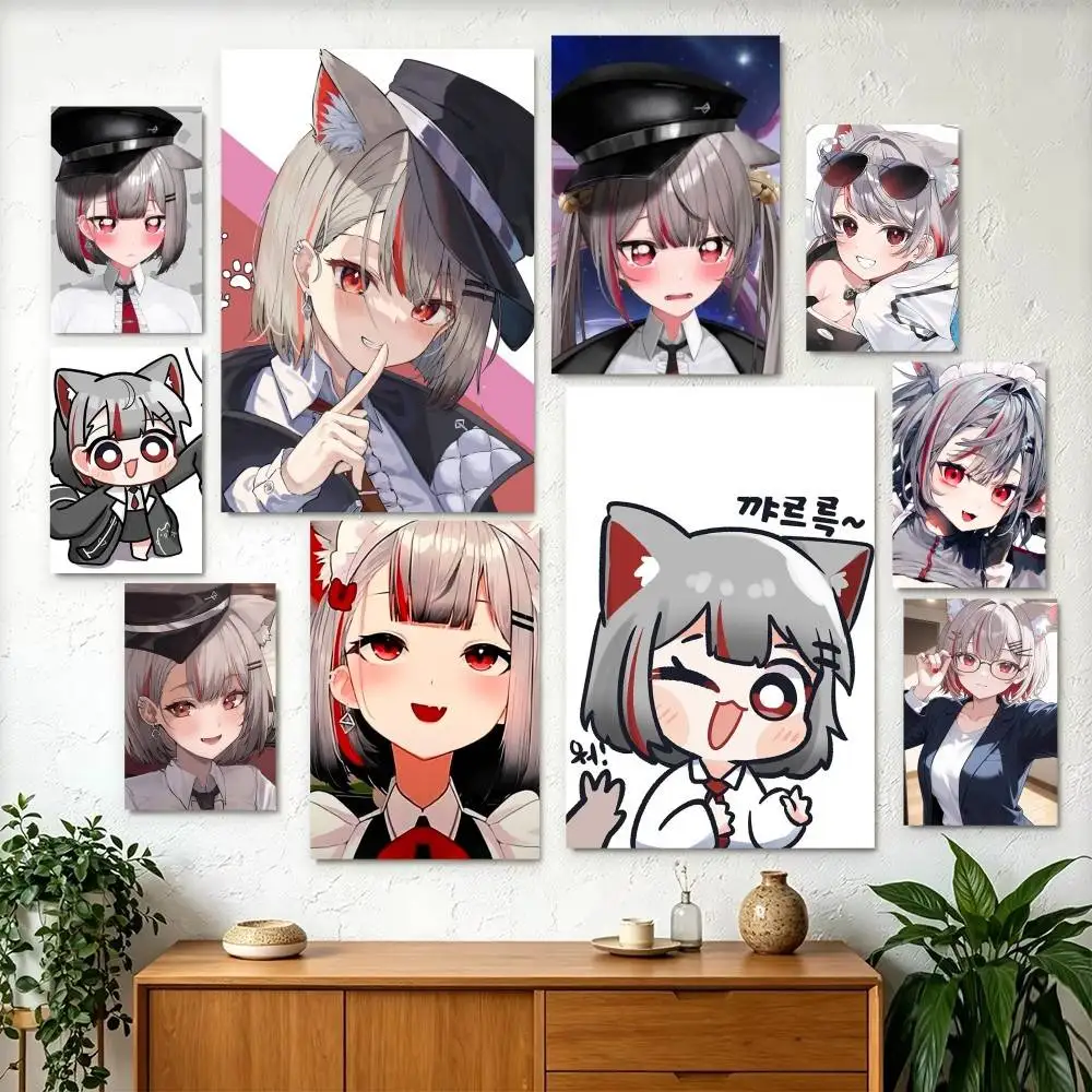 Neneko Mashiro  Poster Perfect Space Sticker Self Adhesive for Office Home Theater Wall Art Decor Fancy Gift