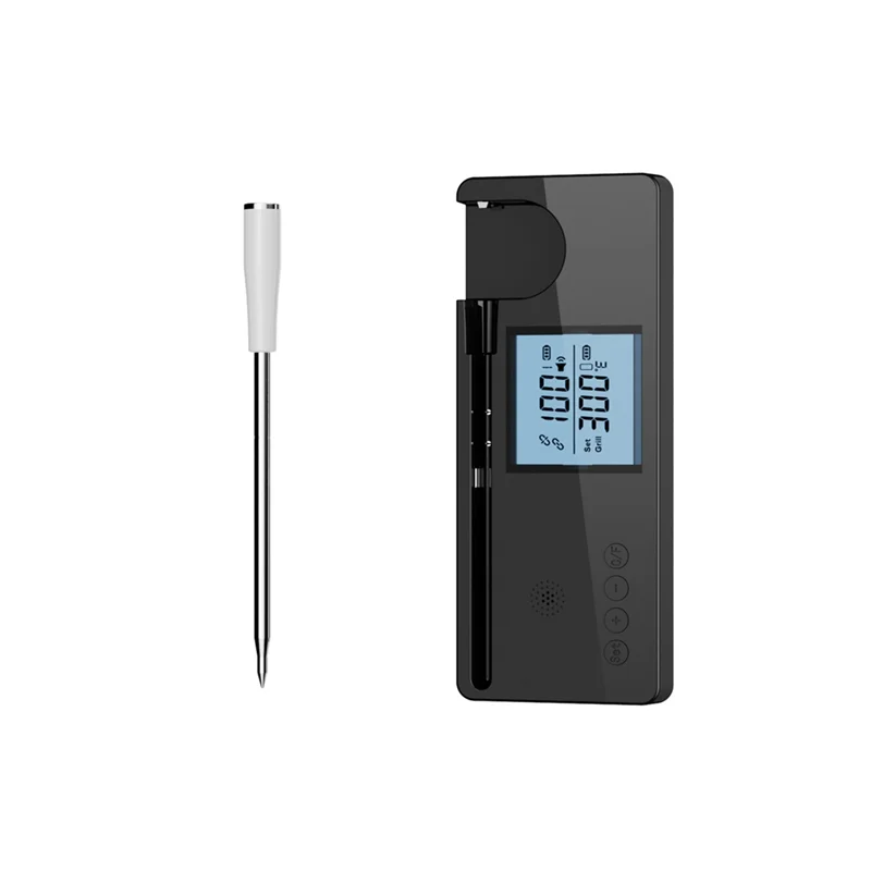 

A76G-Digital Wireless Smart Bluetooth Rechargeable 800FT Range Kitchen Food Steak BBQ Meat Thermometer Waterproof Probe