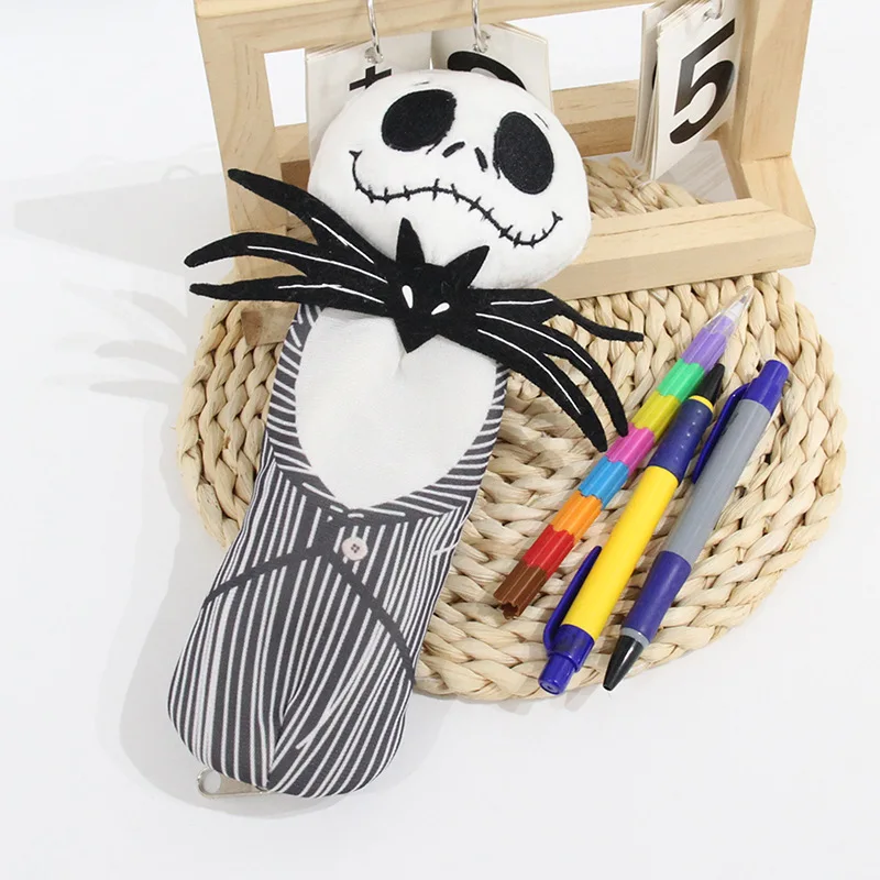 

The Nightmare Before Christmas Pencil Bag Jack Anime Figure Multifunctional Student Eraser Pen Stationery Pouch Storage Gifts