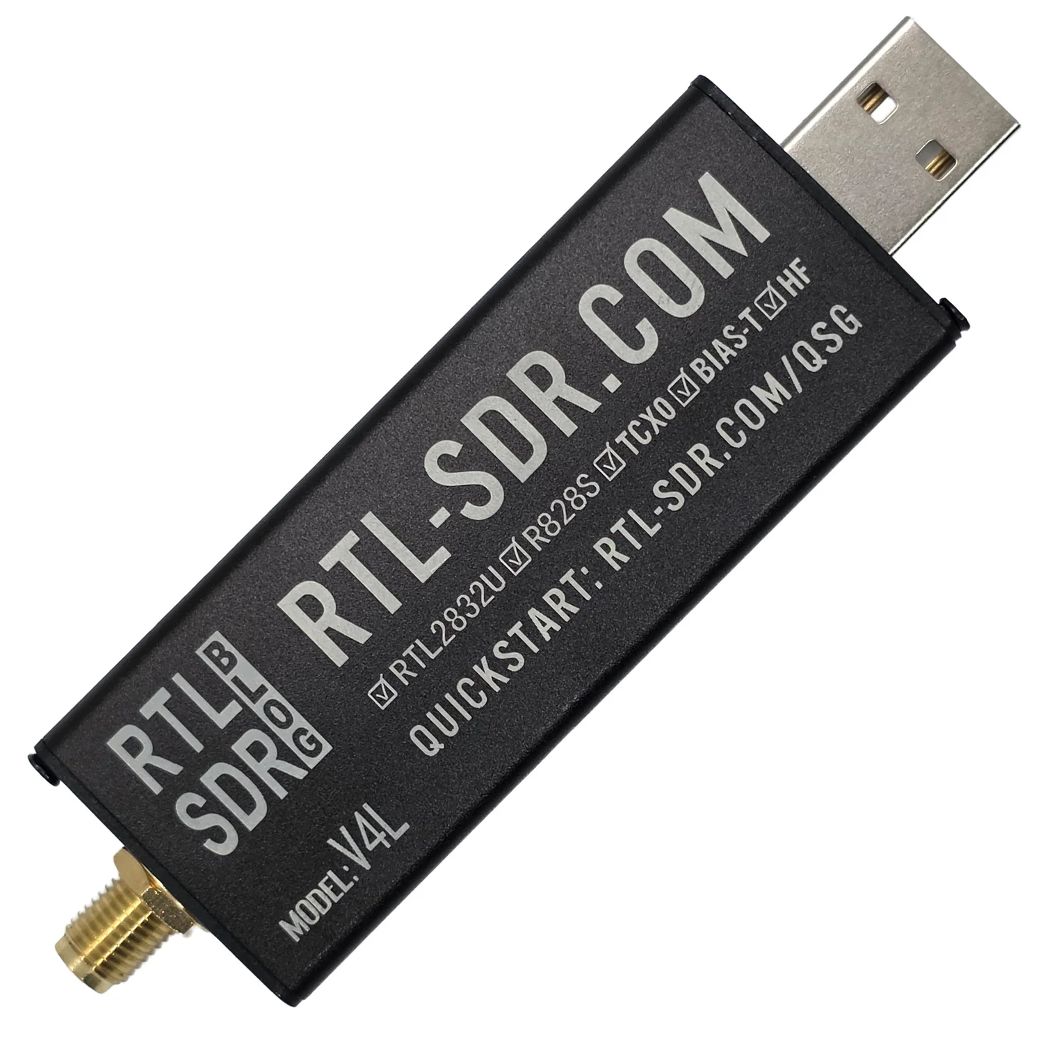 RTL-SDR Blog V4L (Lite) R828S RTL2832U 1PPM TCXO SMA Software Defined Radio (Dongle Only)