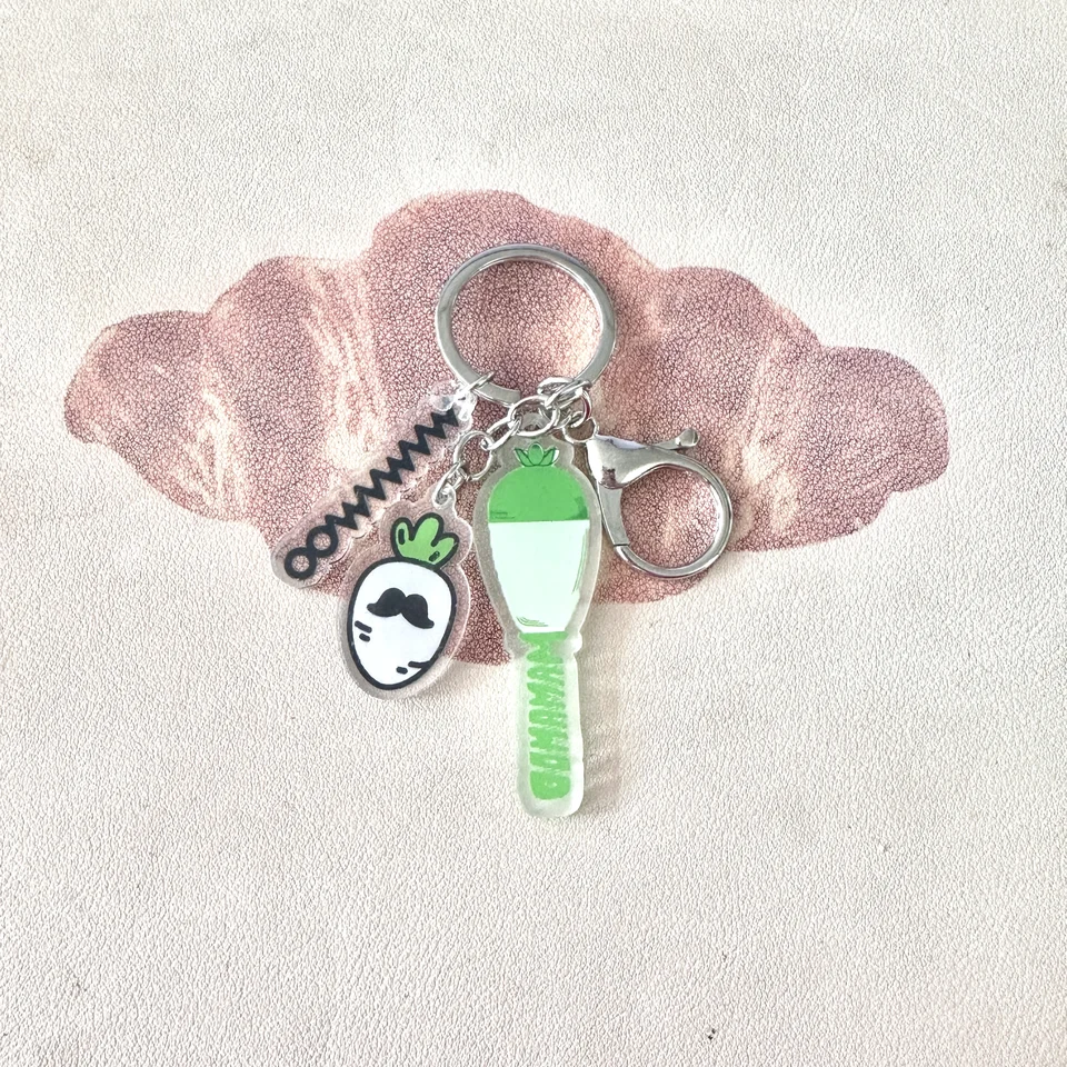 MAMAMOO Mini Lightstick Keychain Hwa Sa Solar MoonByul Wheeln