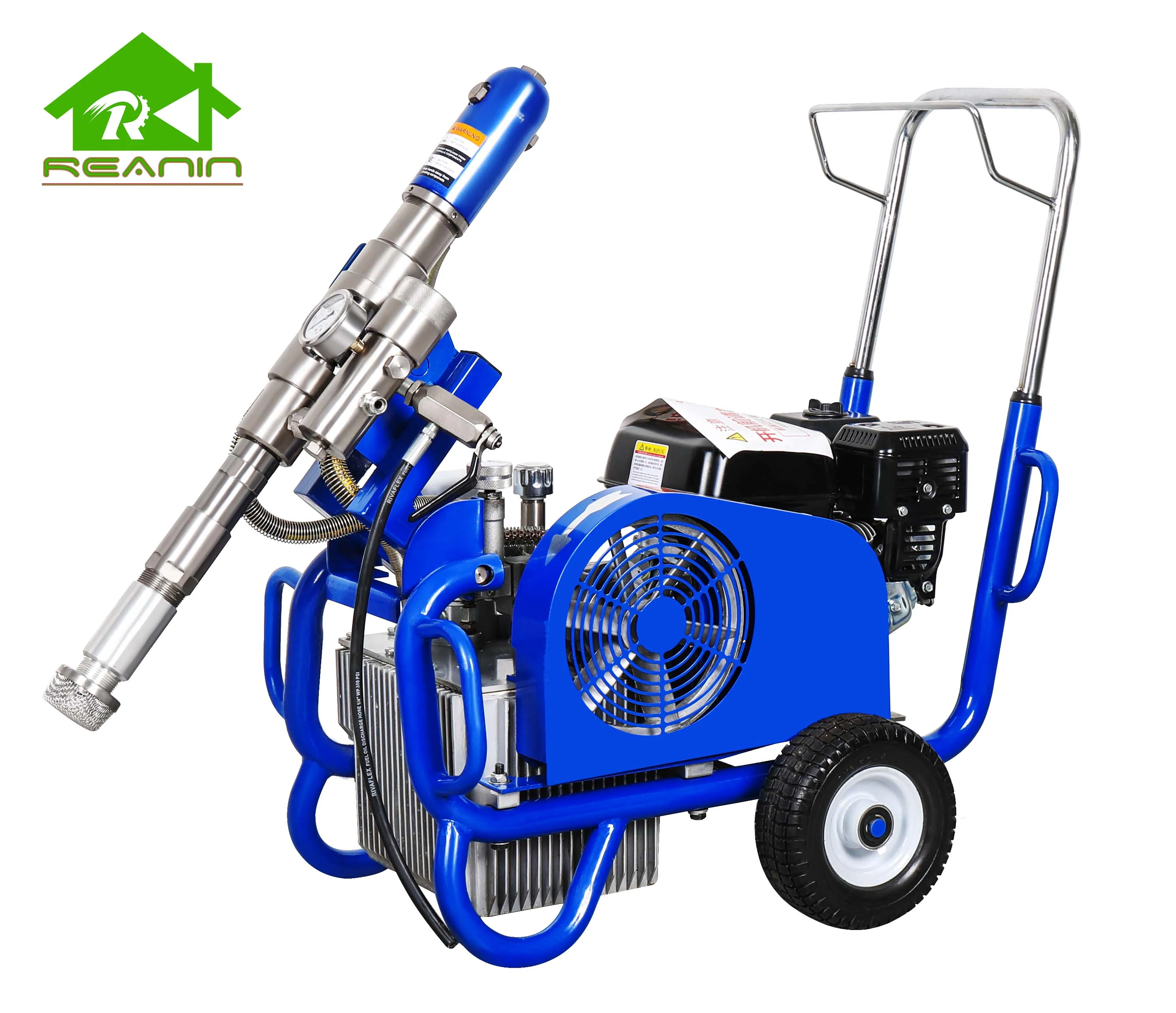 Reanin-R4 Big Rig Gas Hydraulic Airless Sprayer for spray heavy coat