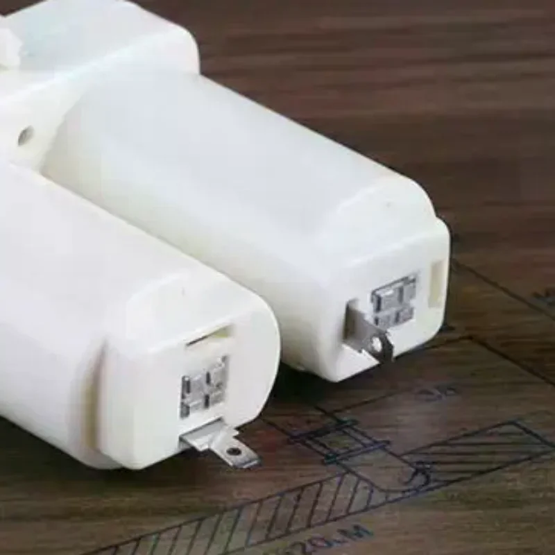 Double Compartments Universal Battery Box for Gas Water Heater Accessories Parts Plastic Double Battery Case(white)