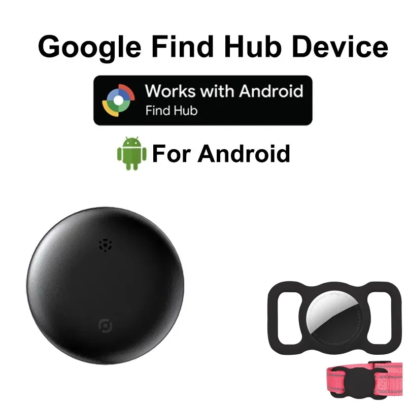

Смарт-Gps-трекер, мини-тег для приложения Google Find Hub, устройство с защитой от потери напоминания, Android-локатор для домашних животных, собак, кошек, поиск