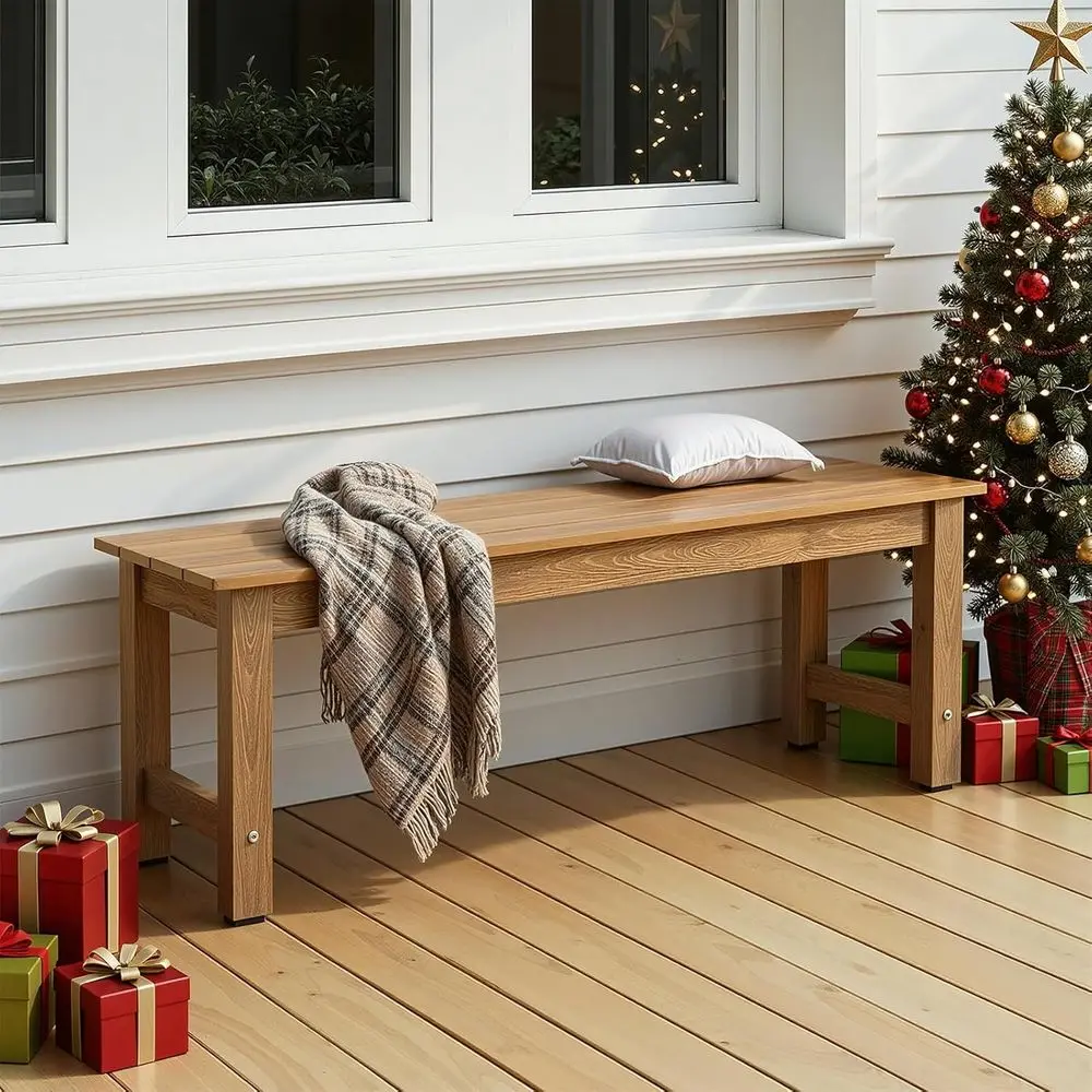 Durable 2-Seat Teak…