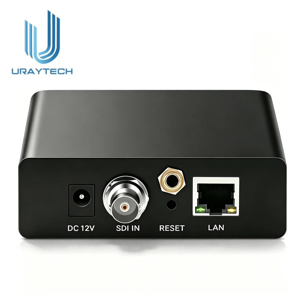 URayTech 1080P Live RTMP Encoder HD 3G SDI to IP Encoder H.265 HEVC H.264 /AVC for  Live Broadcast Streaming Media Servers