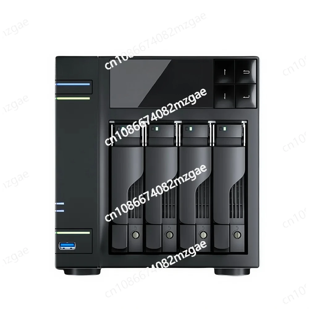 N100 NAS Home Storage Server Quad Core 8GB DDR4 Dual Lan 2.5GbE 4 Bay Hard Disk M.2 NVME SATA HDD SSD