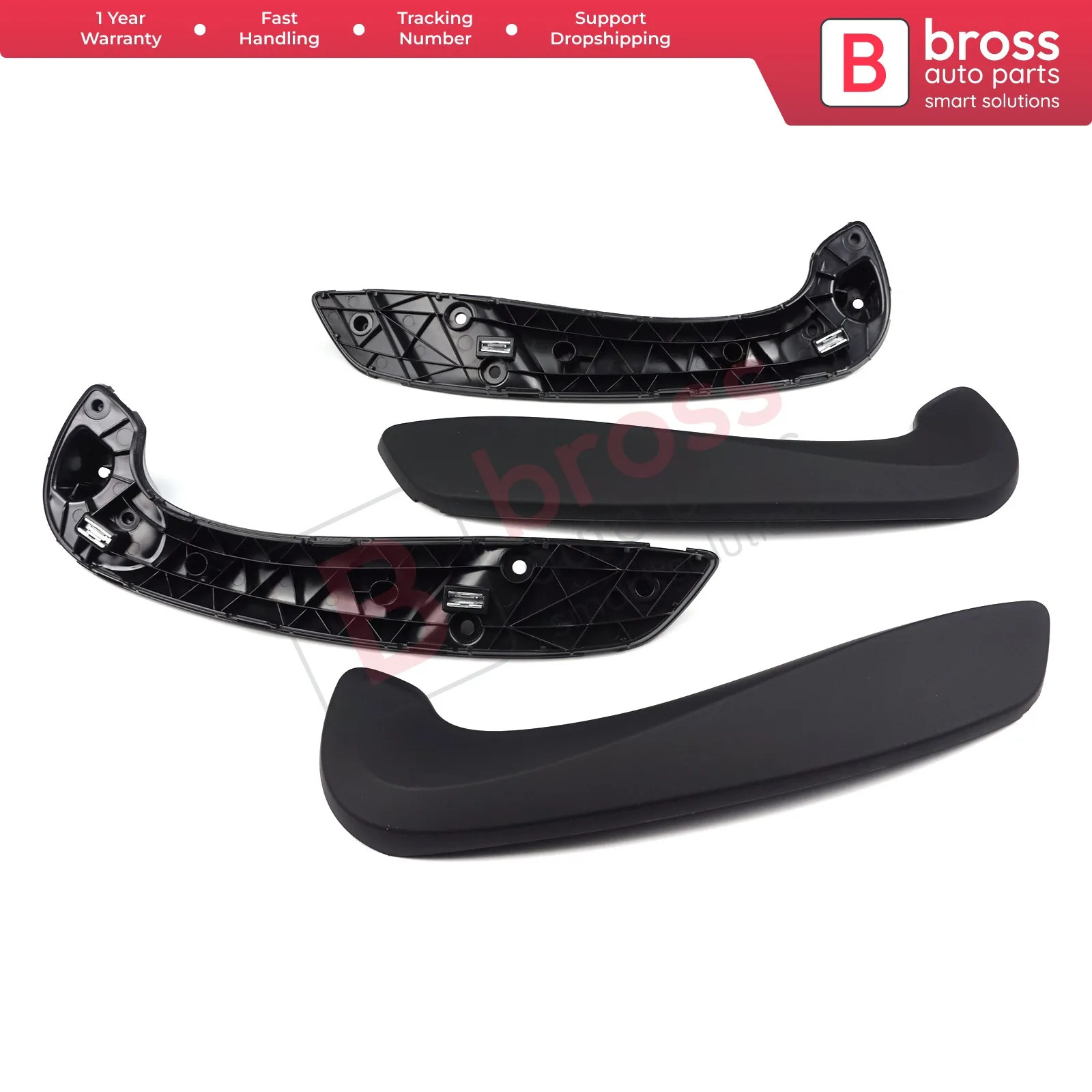 

BDP1153 Front Inner Door Handle Grip Hold Black Color Left and Right 809540001R for Renault Megane MK3 2008-16 Fluence 2009-15