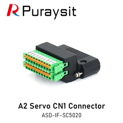 Puraysit CN1 Connector ASD-IF-SC5020  For  ASD-A2 Servo Motor