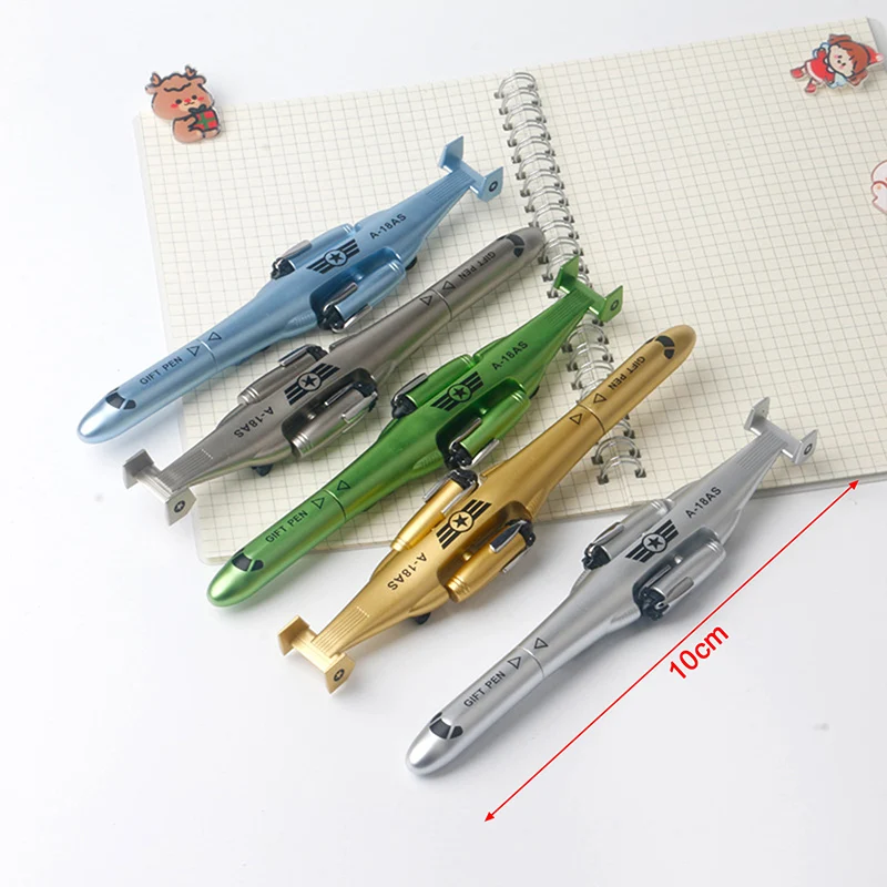 Creative Helicopter Airplane Shape Gel Pen 0.5mm Student Writing Office Supplies