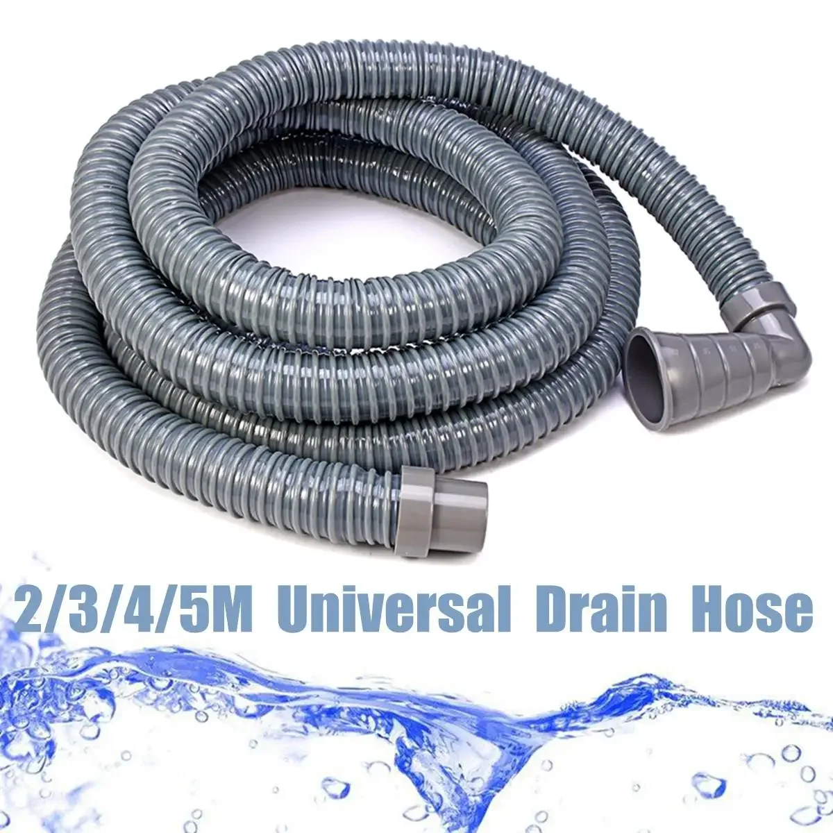 

2/3/4/5M Washing Machine Dishwasher Drain Hose Waste Water Outlet Expel Soft Tube Stretchable Drain Flexible Pipe Fits 32-42mm