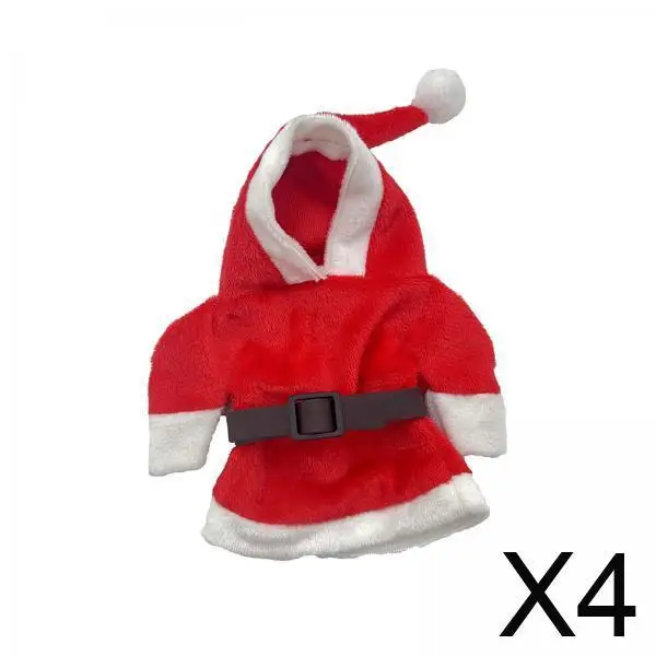 

Мягкий тканевый чехол для рычага переключения передач, универсальный, красный, защитный, в виде рождественской толстовки, аксессуар для украшения автомобиля