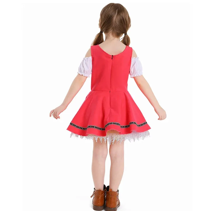 Clásico Dirndl Oktoberfest para disfraz de niño Festival Alpes vestido nacional Cosplay carnaval Halloween vestido de fiesta elegante