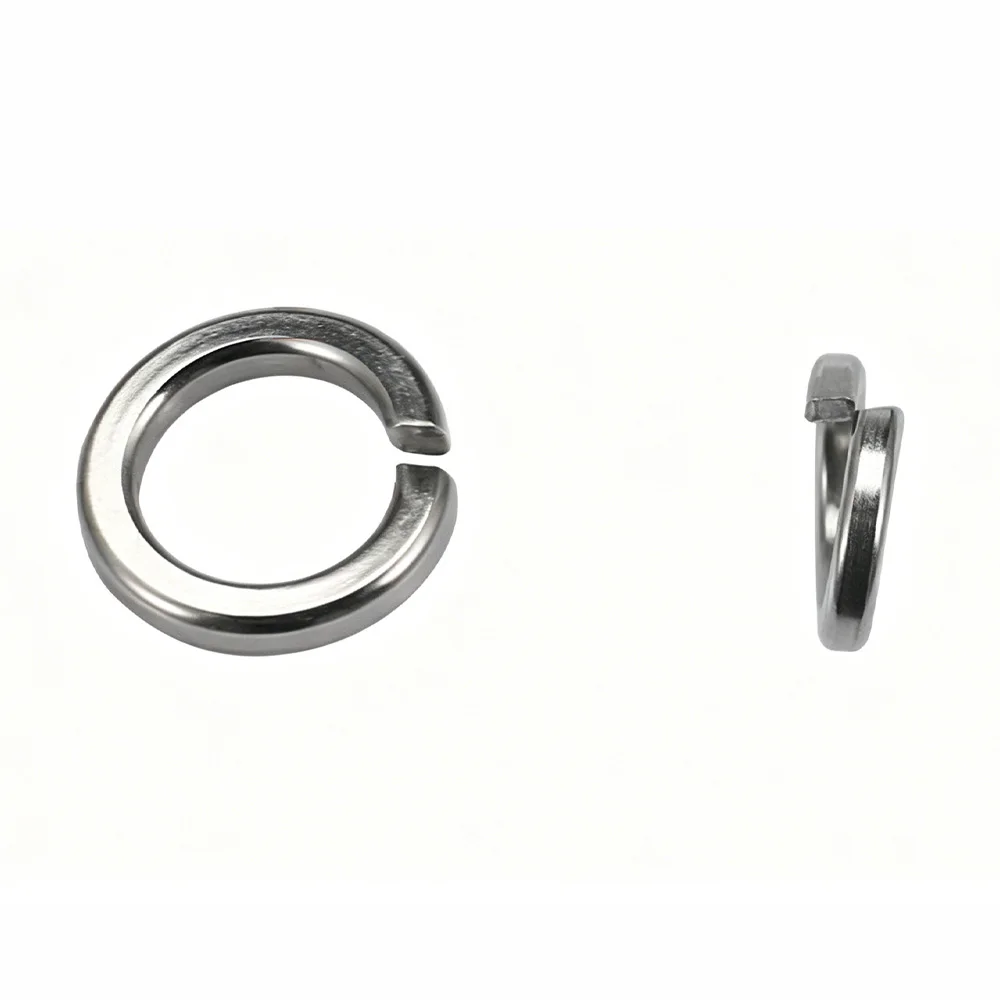 304 Stainless Steel Spring Washer M2 M2.5-M30 Heavy Duty Elastic Split Lock Washer Thickened Spring Gasket Fastener Accessories