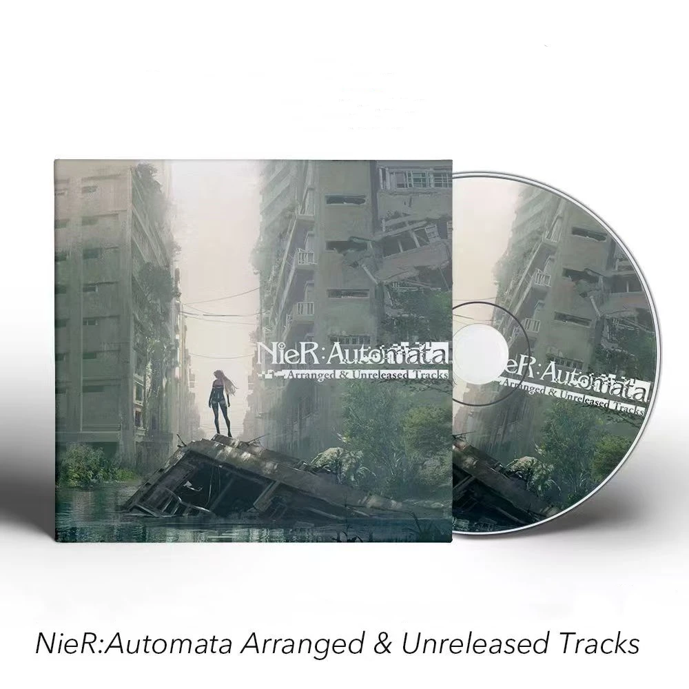 Game NieR Automata MONACA Music CD Arranged & Unreleased Tracks Album 2pcs Music Record Cosplay Walkman Car Soundtracks Box Gift