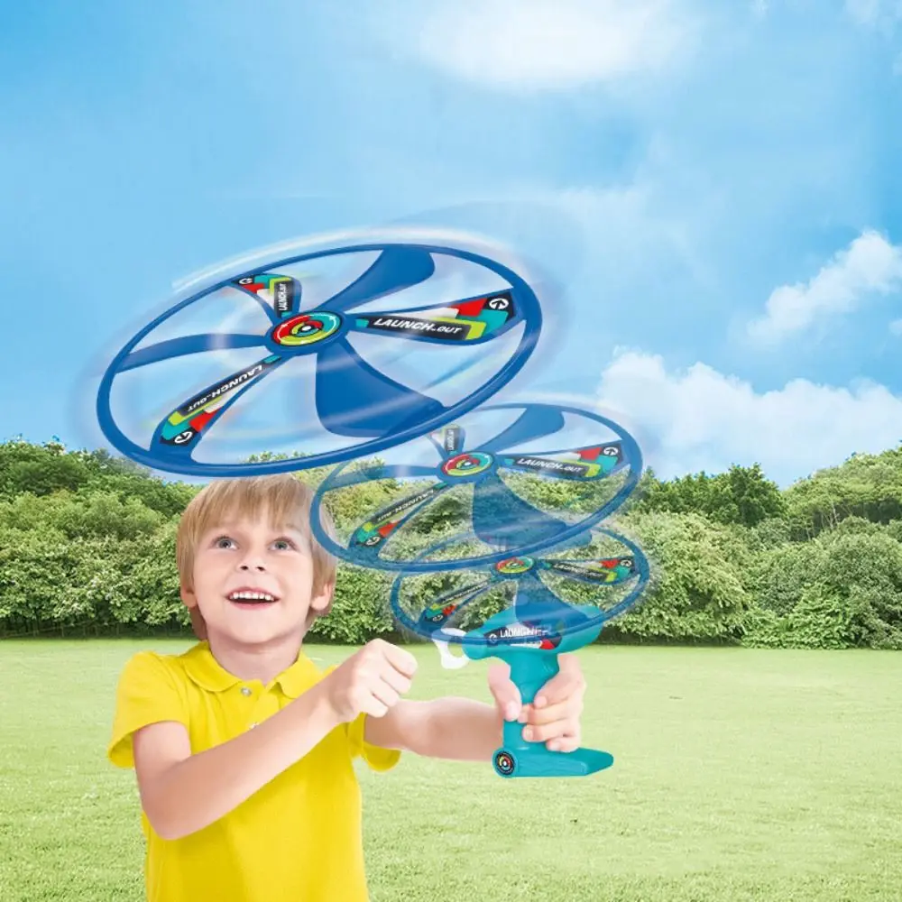 Lanceur Spinner tirer volant Ripcord atmosphère accessoire éducatif Ripcord ciel Spin jouets dessin animé rotatif libellule jouet