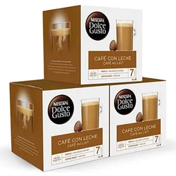 Café con Leche Pack 48 cápsulas Dolce Gusto Nescafe 7613036084666 Raíz Inicio DOLCE GUSTO 12486521X3